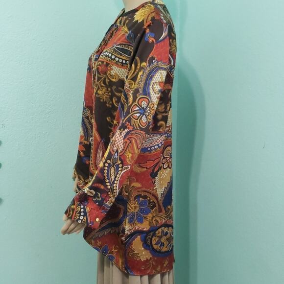 Chico's Long Sleeved Blouse M‎ - Picture 3 of 8